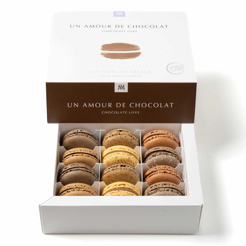 CHOCOLATE LOVE MACARONS