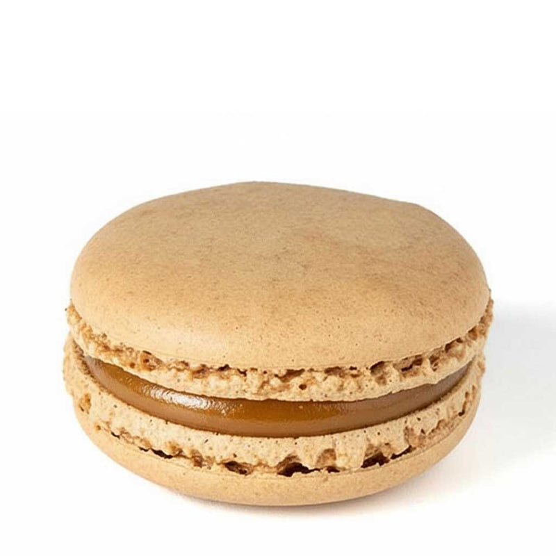 Macaron filled with salted caramel Swiss made