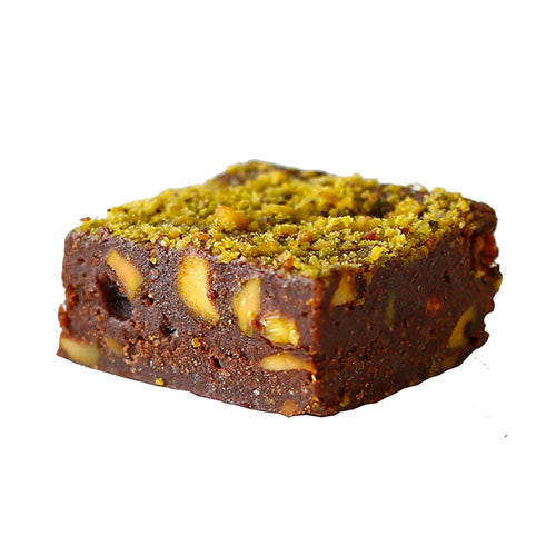 Pistachio Raspberry Brownie